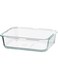 Food container, rectangular/glass1.0 l