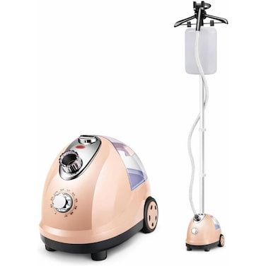 Garment Steamer with Hanger, 1200W Portable Handheld Clothes Steamer, White, 95ml Water Tank, 30 Second Heat Up