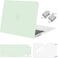 MOSISO Compatible with MacBook Air 13 inch Case 2025 2024 2023 2022 M4 A3240 M3 A3113 M2 A2681, Plastic Hard Shell&amp;Keyboard Cover&amp;Screen Film&amp;Type C for MacBook Air 13.6 inch Case, Tea Green

