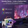 JYX Karaoke Machine with 2 Microphones for Kids &amp; Adults, LED Lights and Magic Sound, Portable Wireless Bluetooth Speaker Supports Home Party/Outdoor/Gifts/Decorations