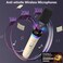 JYX Karaoke Machine with 2 Microphones for Kids &amp; Adults, LED Lights and Magic Sound, Portable Wireless Bluetooth Speaker Supports Home Party/Outdoor/Gifts/Decorations