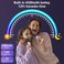 JYX Karaoke Machine with 2 Microphones for Kids &amp; Adults, LED Lights and Magic Sound, Portable Wireless Bluetooth Speaker Supports Home Party/Outdoor/Gifts/Decorations