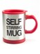 Stirring Mug Silver/Red 400ml