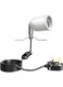 MAKINGTEC 300W Ceramic Reptile Heat Lamp Holder, E27 Base Ceramic Heat Bulb Holder, Rotatable Reptile Light Holder with Inline ON/Off Switch for Turtle, Snake, Lizard, Dog, Chick- No Heat Bulb