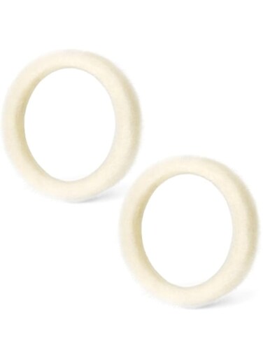 2PCS Felt Washer Compatible with Breville Espresso Machine Grinders Models Include BES870, BES878, BES880, BES980, BCG820, Round Soft Felt Washer Replacement, Wool Ring Accessories