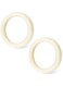 2PCS Felt Washer Compatible with Breville Espresso Machine Grinders Models Include BES870, BES878, BES880, BES980, BCG820, Round Soft Felt Washer Replacement, Wool Ring Accessories