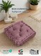 Box Cushion Seat Pad Premium Velvet Chair Pad Adults Chair Armchair Rose Gold 40cm x 40cm + 8cm
