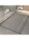 Super Absorbent Floor Mat, Bath Mat Rug Rubber Non Slip Quick Dry Super Absorbent Thin Bathroom Rugs Fit Under Door-Washable Bathroom Floor Mats-Shower Rug for in Front of Bathtub,Shower Room,Sink