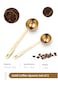 Coffee Spoons Set of 2 &acirc;&euro;&ldquo; Premium Stainless Steel with 15ml &amp; 30ml Capacity for Precision Coffee Measurement