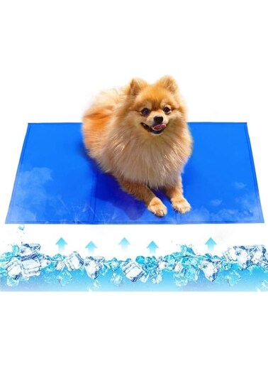 ChicAbode Pet Cooling Mat, Dog Cat Ice Mat with Self Cooling Gel, Keeps Dogs and Cats Cool Comfortable All the Summer, Portable and Washable Pet Cooling Blanket, Ideal for Home and Travel