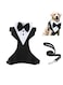 Dog Tuxedo, Formal Dog Clothes Shirt Costume Wedding Attire Party Bow Tie Suit, Dog Outfit for Small Medium Large Dogs Cats, Halloween Pet Costumes Birthday Puppy Clothing Christmas Apparel (Small)