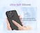 Case for Oppo Reno12 5G, Liquid Gel Rubber Bumper Case with Soft Microfiber Lining Cushion Slim Hard Shell Shockproof Protective Cover for Reno 12 2024 (Black)
