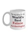 Best Future Archeologist Printed Coffee Mug White/Black/Red