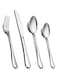 24-Piece Stainless Steel Cutlery Set, Elegant Flatware Silverware with Fork Knife Spoon Tableware Set for Daily Use, Dishwasher Safe, Perfect Gift Idea for Holiday Celebrations