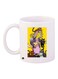 The Simpsons Printed Coffee Mug White/Yellow/Purple 11ounce