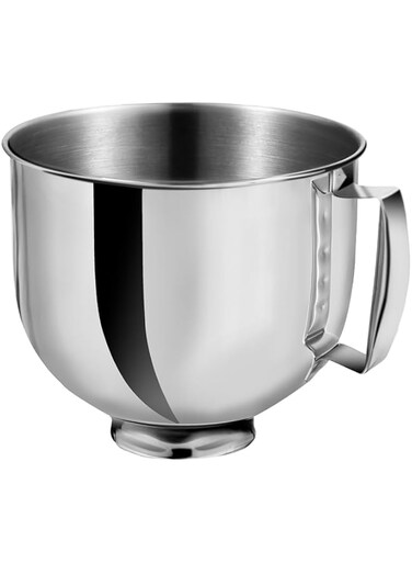 Stainless Steel Stand Mixer Bowl 5 QT For KitchenAid Artisian&amp;Classic Stand Mixeres, Replacement Bowl For KitchenAid Mixers Stainless Steel Mixer Bowl (5QTStainless Steel Mixer Bowl)