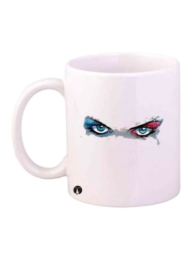 Eyes Printed Coffee Mug White/Blue/Pink