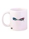 Eyes Printed Coffee Mug White/Blue/Pink
