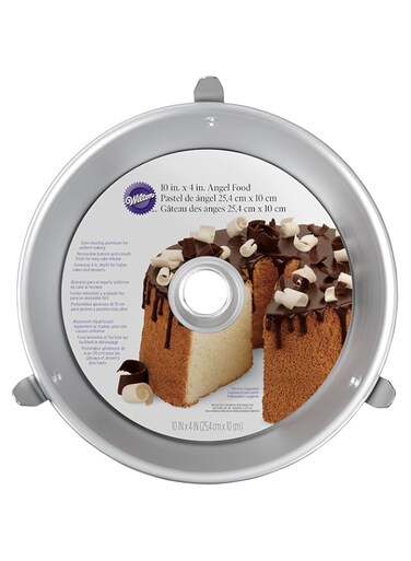 Wilton Angel Food Pan, 10 inches Size, Silver
