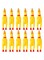 Jumbo size 27cm (10.6 in)12 Pcs Rubber Chicken,Squeeze Chicken,Screaming Chicken Dog Toys,Yellow Squaking Chicken Toy Novelty for Kids or Adults