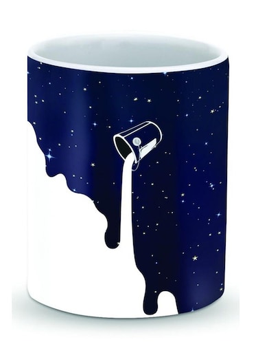 Premium Milky Way Designer Mug White/Blue