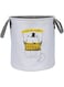 Maanys Laundry Basket, Toys Storage Organizer 38 * 36CM Foldable Fabric Household Storage Bin (CAT)