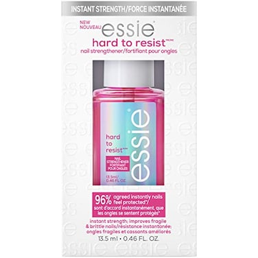 Essie Nail Care, 8-Free Vegan, Hard To Resist Nail Strengthener, Glow And Shine, Pink Tint, 0.46 Fl Oz