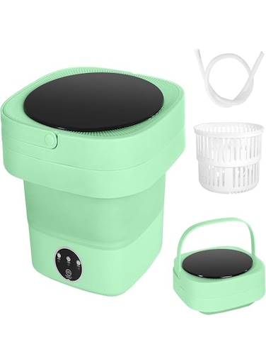 AtRyx Portable Washing Machine, 8L Mini Folding Washing Machine Portable with Disinfection Function, Small Portable Washer for Underwear Sock Baby Clothes Travel Camping Dorm RV Home