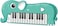 LI JIA Elephant Electronic Keyboard for Toddlers - 25 Key Piano Toy with 25 Demo Songs, Music &amp; Play Modes, and Soft Flashing Lights - Educational Musical Instrument Gift for Boys &amp; Girls Ages 3+