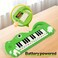LI JIA Dinosaur Electronic Keyboard for Toddlers - 25 Key Piano Toy with 25 Demo Songs, Music &amp; Play Modes, and Soft Flashing Lights - Educational Musical Instrument Gift for Boys &amp; Girls Ages 3+