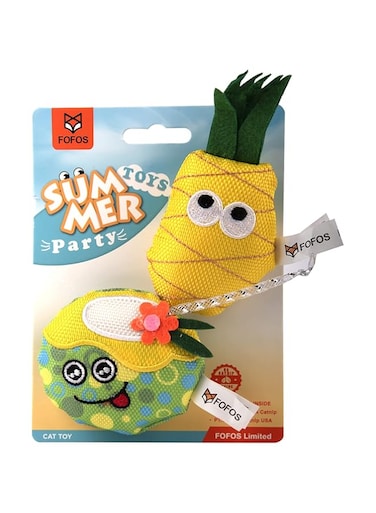 BarkButler FOFOS Juice &amp; Pineapple with Catnip Cat Toy