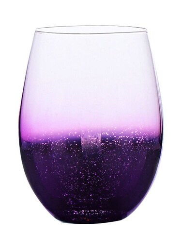 Electroplating Star Egg Cup Glass Purple 9.4x12cm