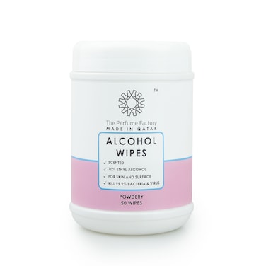 The Perfume Factory - POWDERY WIPES - 50 Pcs