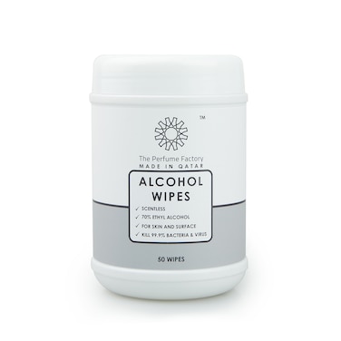 The Perfume Factory - SCENTLESS WIPES - 50 Pcs