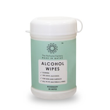 The Perfume Factory - ROSEMARY WIPES - 30 Pcs