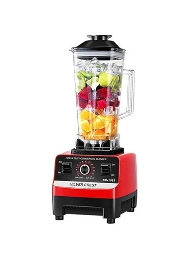 Maga Zone New 2200W Heavy Duty Commercial Grade Blender Mixer Juicer Food Processor Professional with Smart 15 Timer Speed Quick Arrow Control