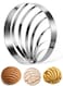 Cutter Mexican Bread Mold Concha Stamp Stainless Steel Bread Shape Cutter Molde Para Conchas De Pan Mexicano For Mexican Festival Theme Parties Coffee Hot Chocolate
