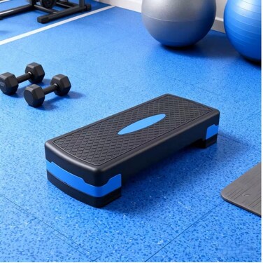 Adjustable Workout Aerobic Stepper Step Platform Trainer, Exercise Equipment for Women at Home