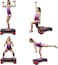 Adjustable Workout Aerobic Stepper Step Platform Trainer, Exercise Equipment for Women at Home
