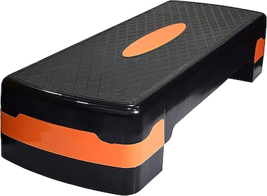 Adjustable Workout Aerobic Stepper Step Platform Trainer, Exercise Equipment for Women at Home