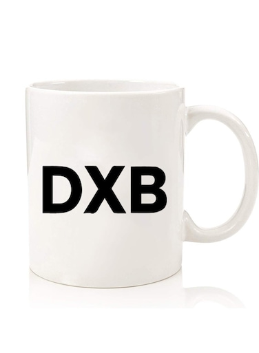 Premium Quality Two Sided Printed Coffee Mug Tea Cup For Home Office, Kids Men Women DXB Black