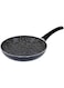 Delcasa 22cm Non Stick Aluminum Frypan, Ceramic Coating Healthier Ceramic Chemical Free Non Stick Heat Resistant Exterior Double Layer Coating, Grey, DC1567