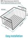 Under Shelf Wire Basket White Sr0107