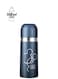 Insulated Vacuum Water Bottle Dark Blue/Silver/White 6.6x6.6x24.8cm
