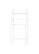 Metal 3-Shelf Bathroom Organizer Toilet Rack with Over-The-Toilet Shelf Space Saver Toilet Paper Holder Easy Assembly Corner Freestanding Laundry Shelves Adjustable Height Towels Plants Books (White)