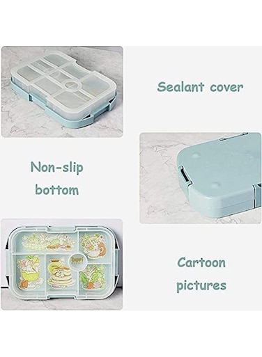 Kids Lunch Box Blue 24.5 x 16 x 4.7cm