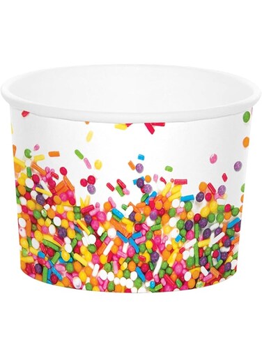 Creative Converting Sprinkles Teat Cups 8-Pieces, 9 Oz
