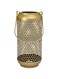 Home Town Lantern Metal Gold Candle Holder,25.5X12Cm