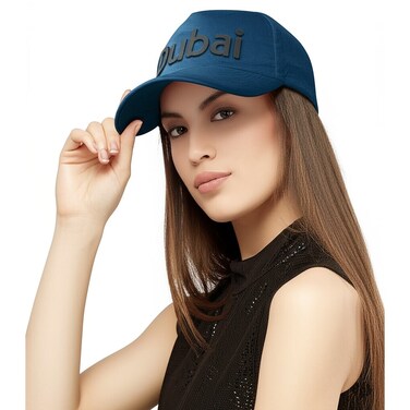 Bright Snapback Baseball Velvet Cap &ldquo;Dubai&rdquo; ID2783 (Color: Blue)