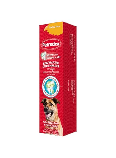 Petrodex Enzymatic Toothpaste for Dogs, Poultry Flavor 6.2oz